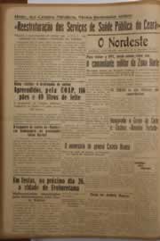 Página do jornal O Nordeste de setembro de 1953