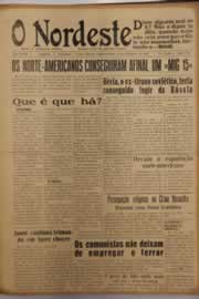 Página do jornal O Nordeste de setembro de 1953