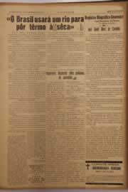 Página do jornal O Nordeste de setembro de 1953