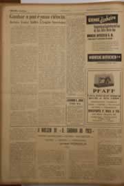 Página do jornal O Nordeste de setembro de 1953
