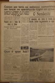 Página do jornal O Nordeste de setembro de 1953