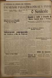 Página do jornal O Nordeste de outubro de 1953