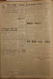 Página do jornal O Nordeste de novembro de 1953