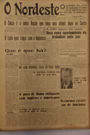 Página do jornal O Nordeste de novembro de 1953