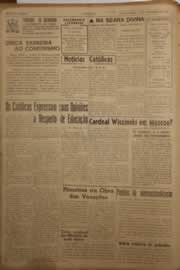 Página do jornal O Nordeste de novembro de 1953