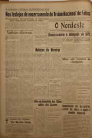 Página do jornal O Nordeste de novembro de 1953