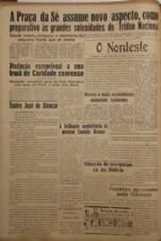 Página do jornal O Nordeste de novembro de 1953