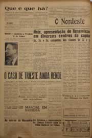 Página do jornal O Nordeste de dezembro de 1953