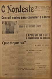 Página do jornal O Nordeste de janeiro de 1954