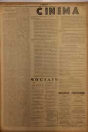 Página do jornal O Nordeste de janeiro de 1954