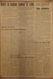 Página do jornal O Nordeste de janeiro de 1954