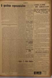 Página do jornal O Nordeste de janeiro de 1954