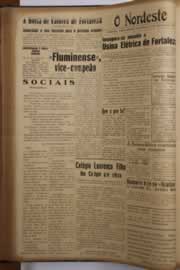 Página do jornal O Nordeste de janeiro de 1954