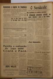 Página do jornal O Nordeste de janeiro de 1954