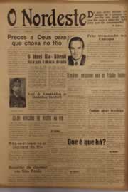 Página do jornal O Nordeste de janeiro de 1954