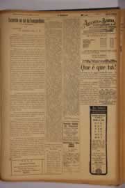 Página do jornal O Nordeste de abril de 1954
