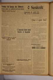 Página do jornal O Nordeste de abril de 1954