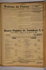 Página do jornal O Nordeste de abril de 1954