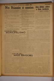 Página do jornal O Nordeste de abril de 1954