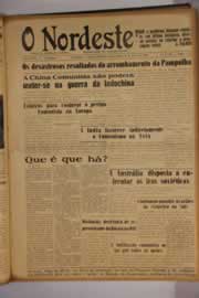 Página do jornal O Nordeste de abril de 1954