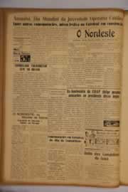 Página do jornal O Nordeste de abril de 1954
