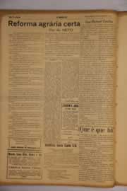 Página do jornal O Nordeste de abril de 1954