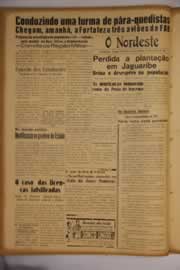 Página do jornal O Nordeste de abril de 1954