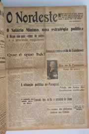 Página do jornal O Nordeste de maio de 1954