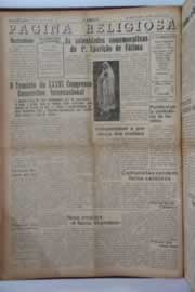 Página do jornal O Nordeste de maio de 1954
