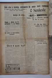 Página do jornal O Nordeste de maio de 1954