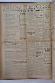 Página do jornal O Nordeste de maio de 1954