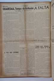 Página do jornal O Nordeste de maio de 1954