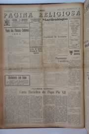 Página do jornal O Nordeste de maio de 1954