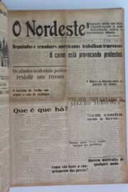 Página do jornal O Nordeste de maio de 1954