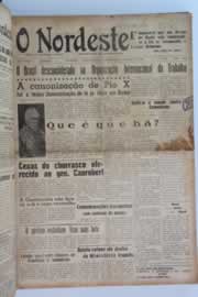 Página do jornal O Nordeste de maio de 1954