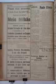 Página do jornal O Nordeste de junho de 1954