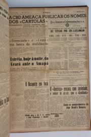 Página do jornal O Nordeste de julho de 1954