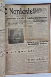 Página do jornal O Nordeste de setembro de 1954