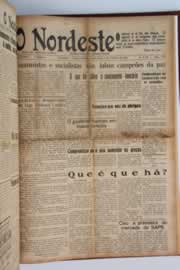 Página do jornal O Nordeste de outubro de 1954