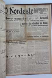 Página do jornal O Nordeste de outubro de 1954