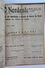 Página do jornal O Nordeste de outubro de 1954