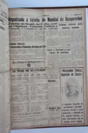 Página do jornal O Nordeste de outubro de 1954