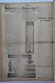 Página do jornal O Nordeste de novembro de 1954