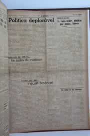 Página do jornal O Nordeste de novembro de 1954
