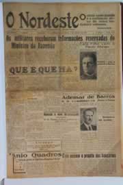 Página do jornal O Nordeste de janeiro de 1955