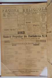 Página do jornal O Nordeste de janeiro de 1955