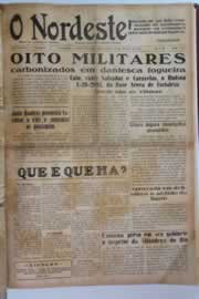 Página do jornal O Nordeste de janeiro de 1955