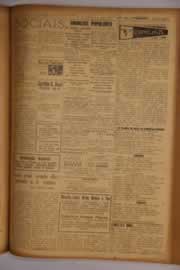 Página do jornal O Nordeste de fevereiro de 1955