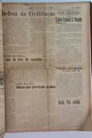Página do jornal O Nordeste de março de 1955