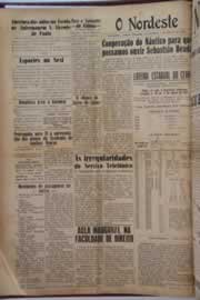Página do jornal O Nordeste de março de 1955